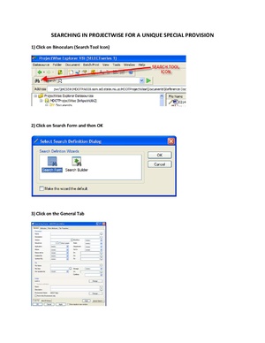 ProjectWise Unique SP search.pdf
