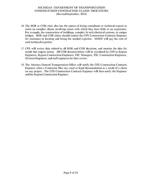 File:MDOT Construction Contractor Claims Procedure September 2018.pdf