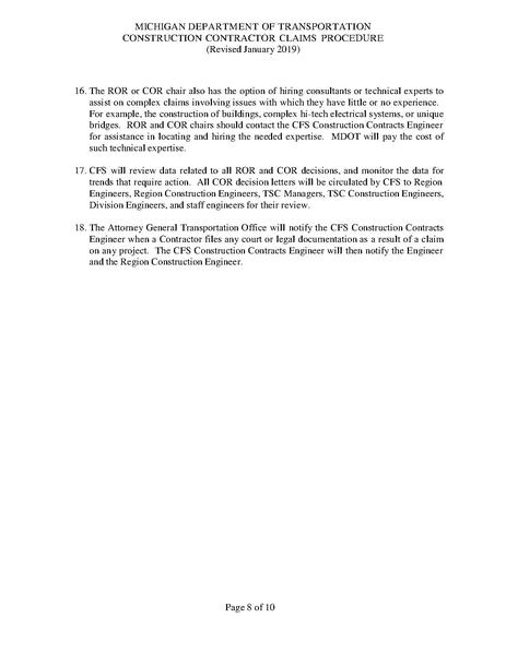 File:MDOT Construction Contractor Claims Procedure January 2019.pdf