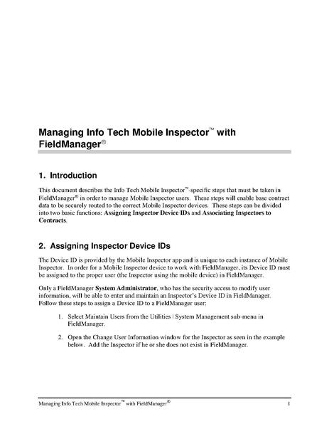 File:Managing Info Tech Mobile Inspector within FieldManager.pdf